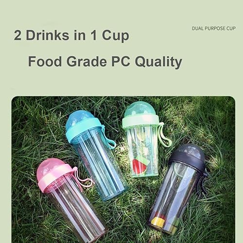 Miniatura 5 de 3 bebidas, 1 taza, 2024 New Wescup - 3 bebidas en 1 taza, 42020.3 fl oz Tres bebidas, una taza de agua creativa, taza que tiene 3 bebidas en una