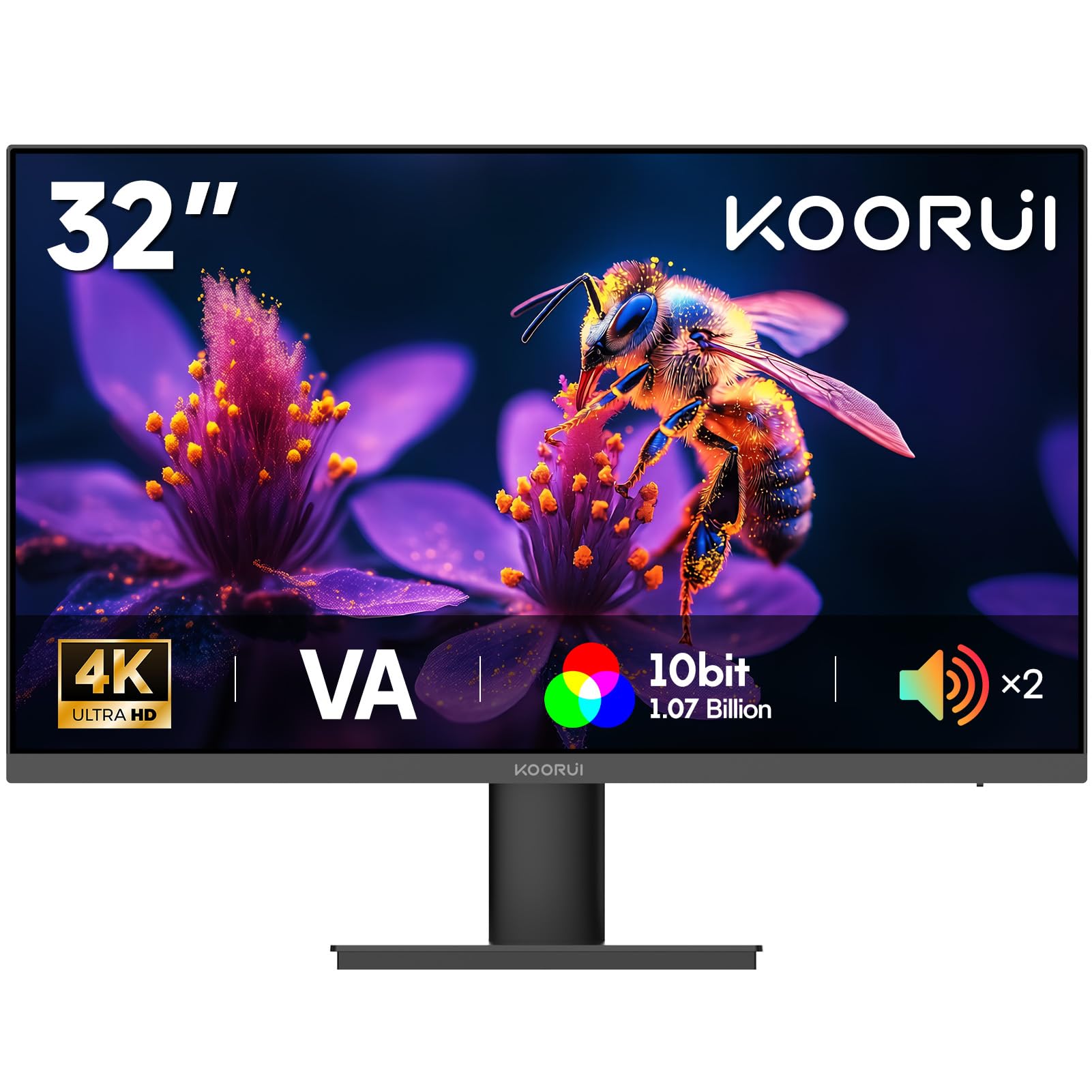 KOORUI 27 inch QHD Gaming Monitor（2560x1440p） Fast IPS, 200Hz, HDR400, 1ms,Adaptive FreeSync,VESA, Black Support DP & HDMI G2721P — view 14