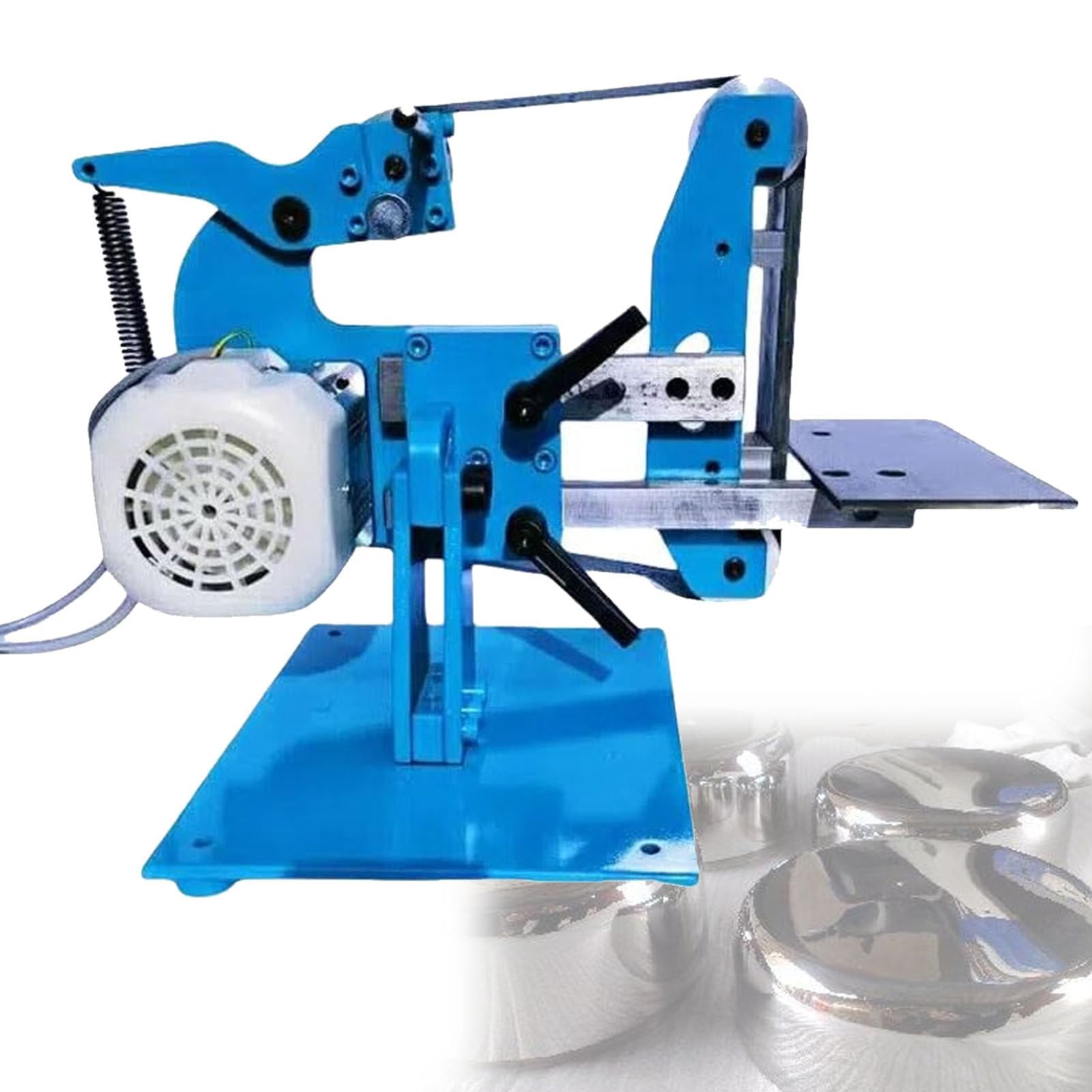 Pfps Electric Belt Sander, Portable Sanding Machine with 915x50mm Belt, Vertical and Horizontal Function, for Metal Polishing Grinding, Woodworking