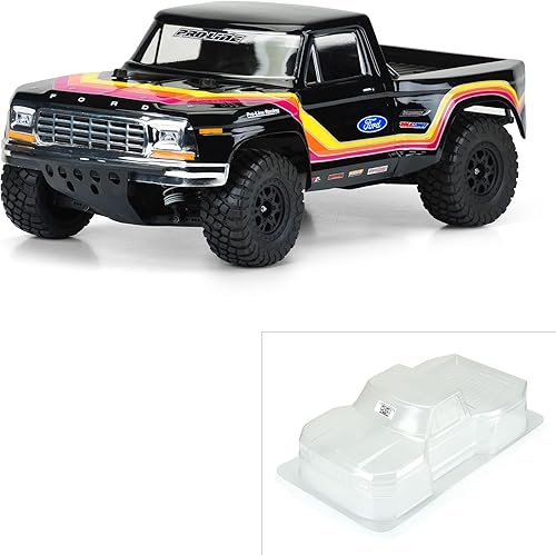 Pro-Line Racing 1979 Ford F-150 Race Truck Cuerpo transparente para SC PRO351900 Carrocerías de coche/camión alas y calcomanías