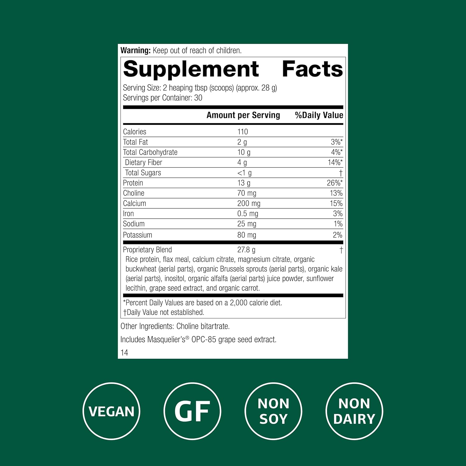 Standard Process SP Complete Dairy-Free - Rice Protein Powder for Amino Acid Support - Supports Gut Health, Liver Function & Immune Health - Vegan, Vegetarian & Gluten-Free - 2 lbs (907 g)