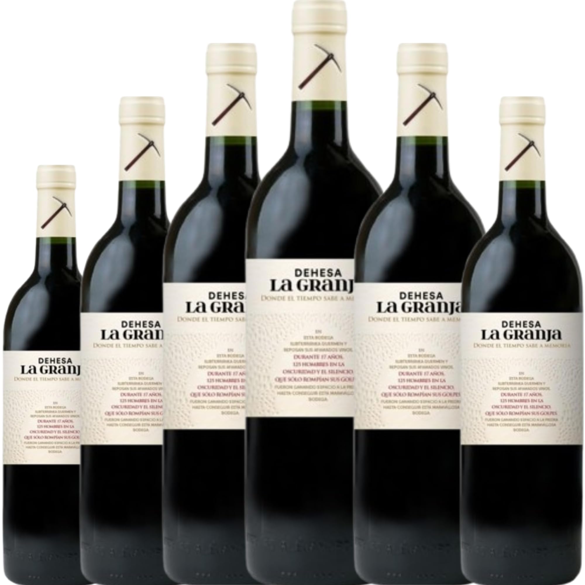 Dehesa La Granja Vino Tinto con Crianza, elaborado con Tempranillo, ideal para acompañar carnes, quesos curados y platos tradicionales con carácter| 6 botellas