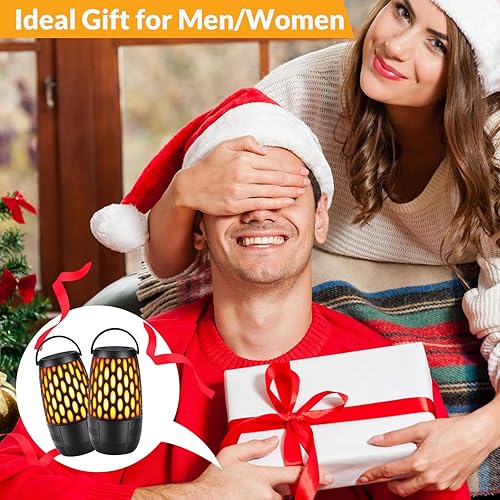 Miniatura 7 de Altavoces para exteriores con luces, regalos para hombre, para cumpleaños, altavoz Bluetooth portátil impermeable, sonido estéreo HD,