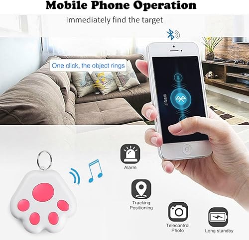 Miniatura 7 de Localizador de llaves inteligente portátil con GPS y rastreador inteligente para niños perro mascota gato cartera llavero recordatorio de alarma