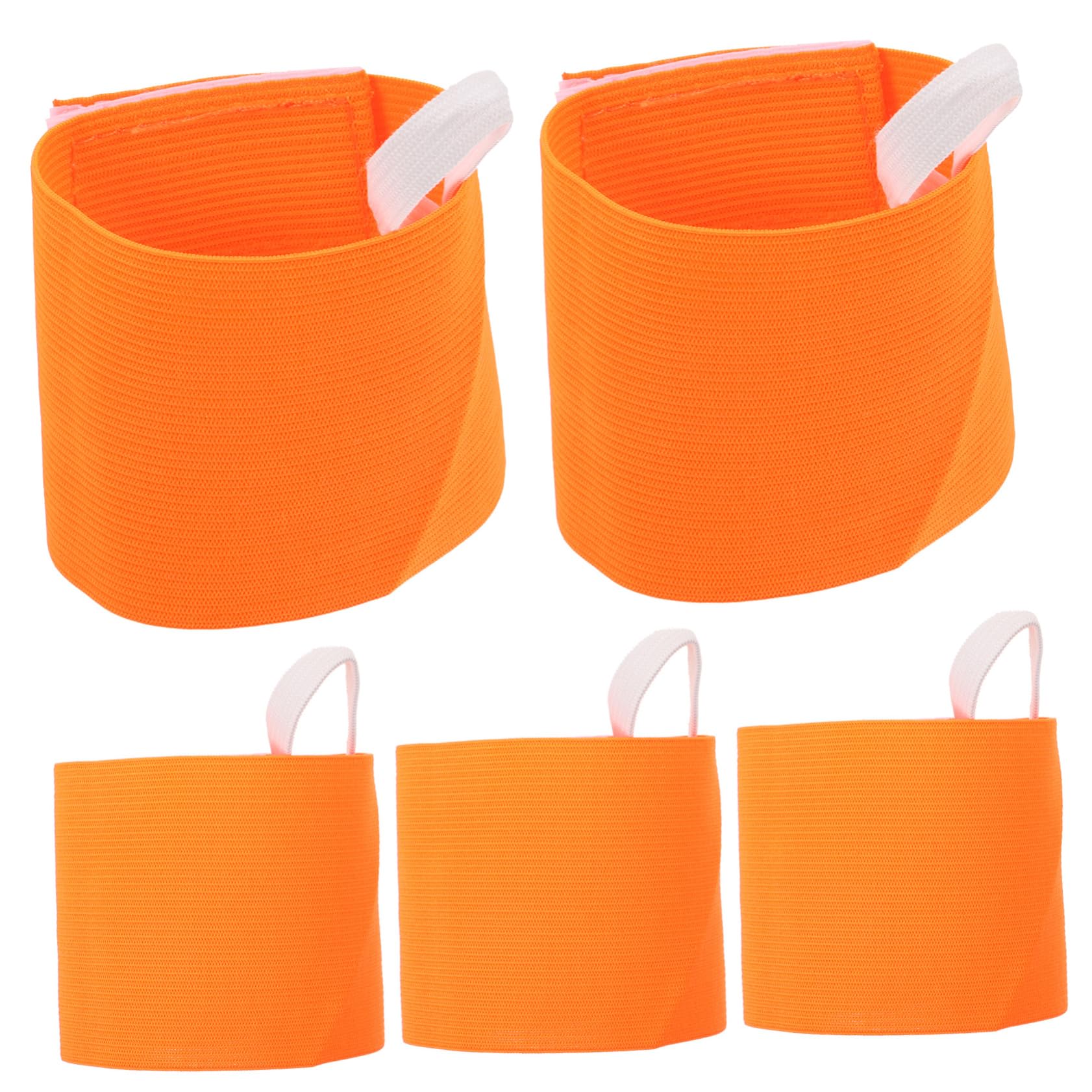 Toyvian Brazalete Antideslizante Deportes Fútbol Bandas Accesorios Capitan Brazalada Deportiva De Equipo Capitan De Futbol Elastico Nylon Naranja