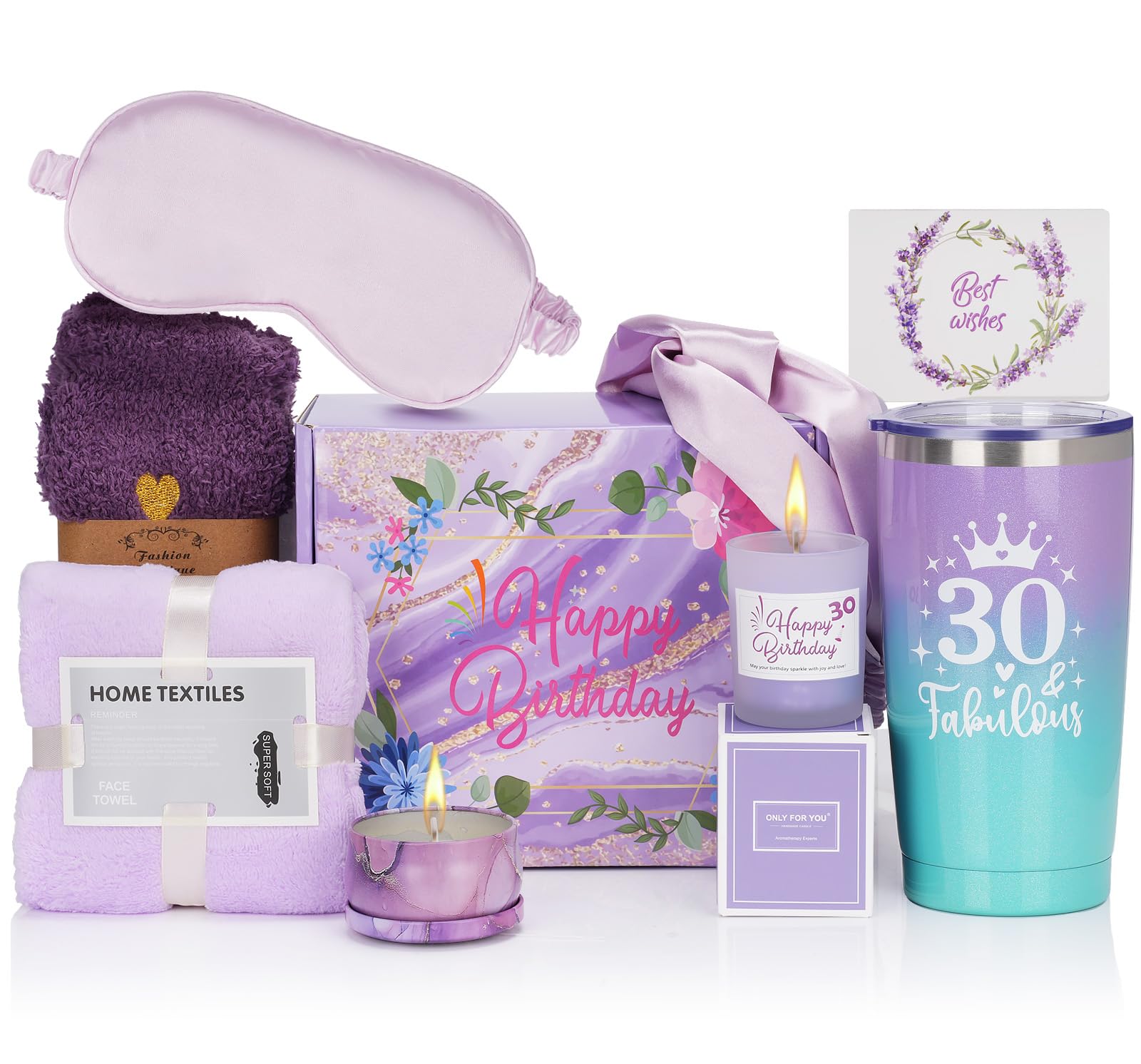 Regalo di Compleanno per Donna 30 Anni - Set Personalizzato per Mamma, Sorella e Amiche