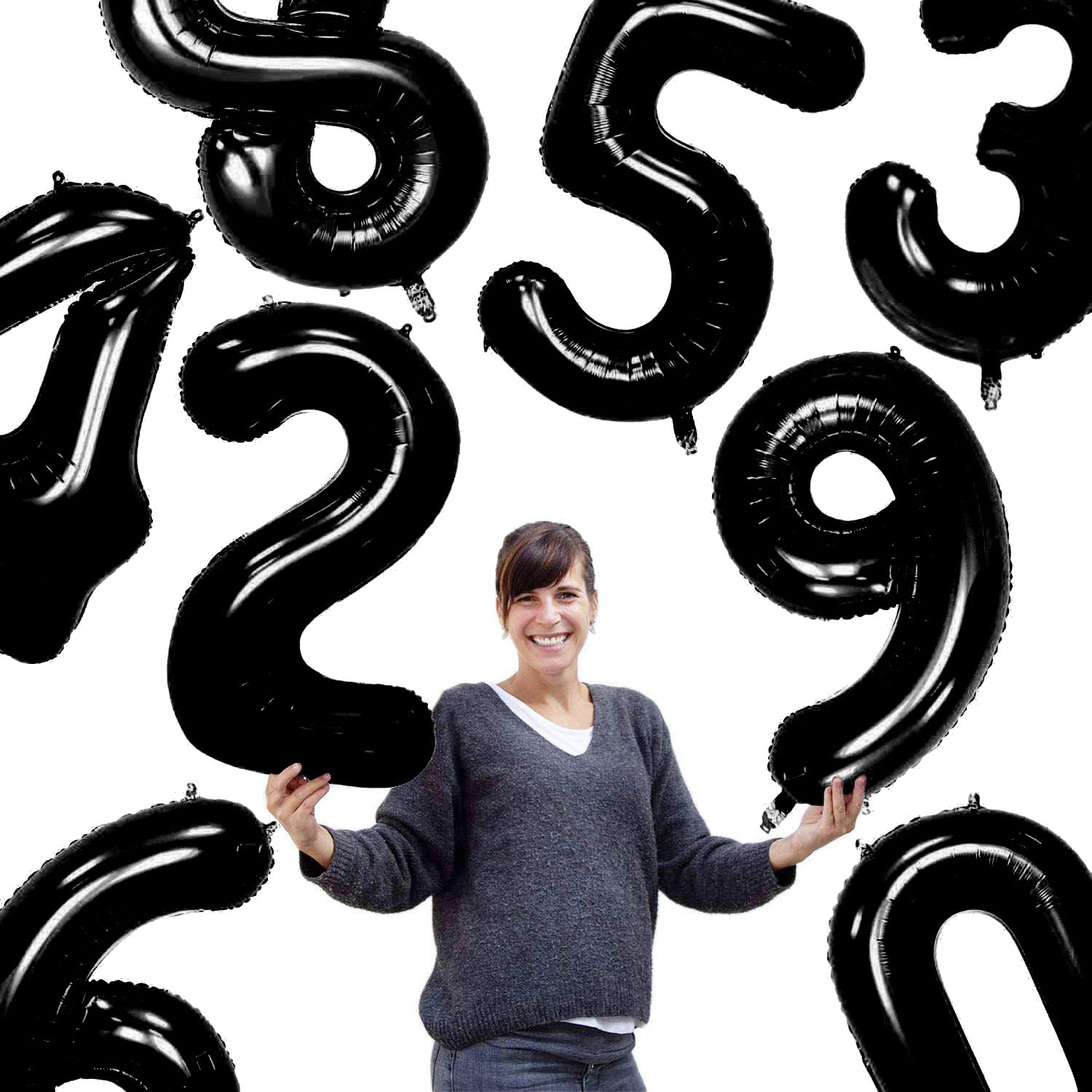 Ballon En Film Plastique Avec Numéro Pour Enfants - Pour