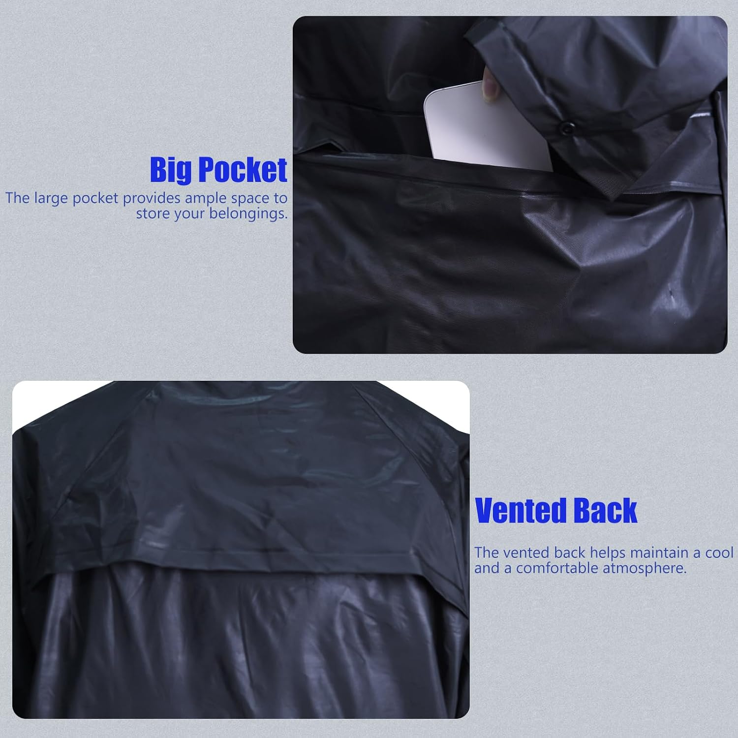 Waterproof Ultra-Lite Rain Suit for Men Portable Rain Gear