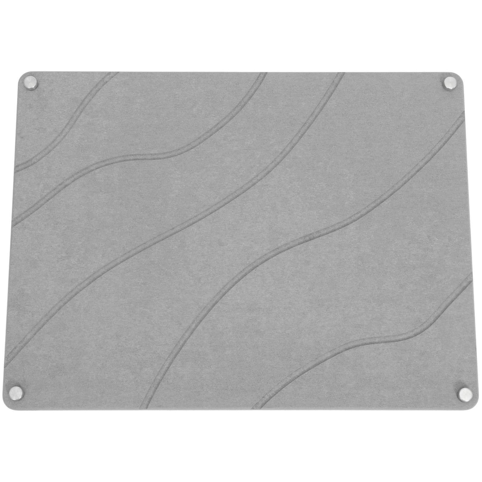 Tapis Égouttoir à Vaisselle en Pierre 16x12 Pouces | Diatom Mud, Absorption Rapide de L’eau, pour Assiettes et Ustensiles sur Comptoirs ou Autres Surfaces