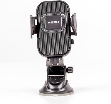 HEPU HP-A11 Cam Tipi Ara  Telefon Tutucu   G l  Vantuzlu Ayarlanabilir Kompakt Tasar m