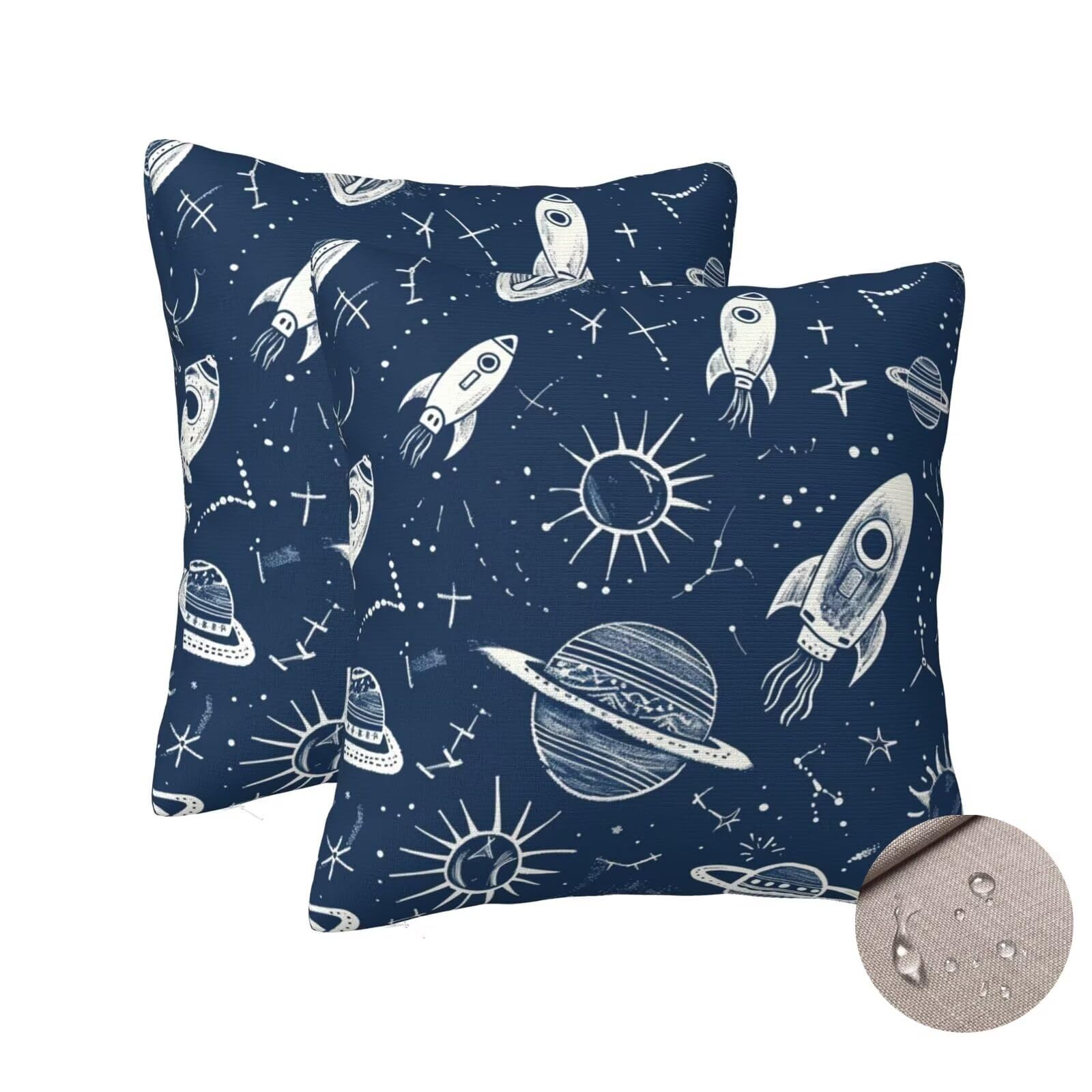 Coussin exterieur jardin humide ? Solution avec notre housse coussin 60x60 cm impermeable