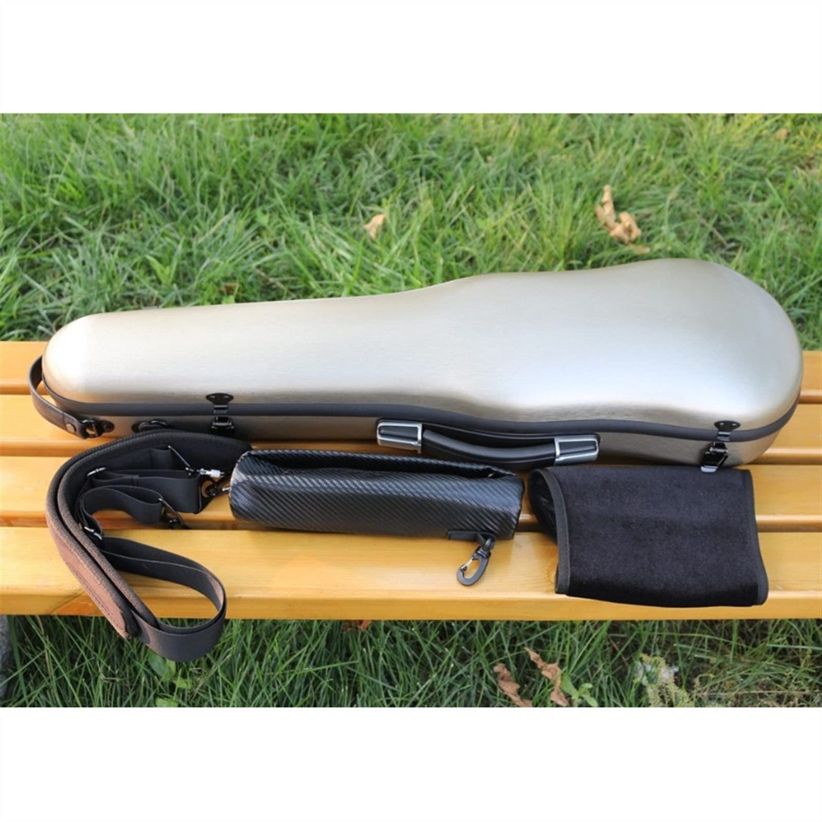 Profesional Violín Caso Estuche De Violín Portátil Ligero De Tamaño 4/4 Con Cerradura De Código Estuche De Fibra De Carbono Violín Caso (Color : 03)