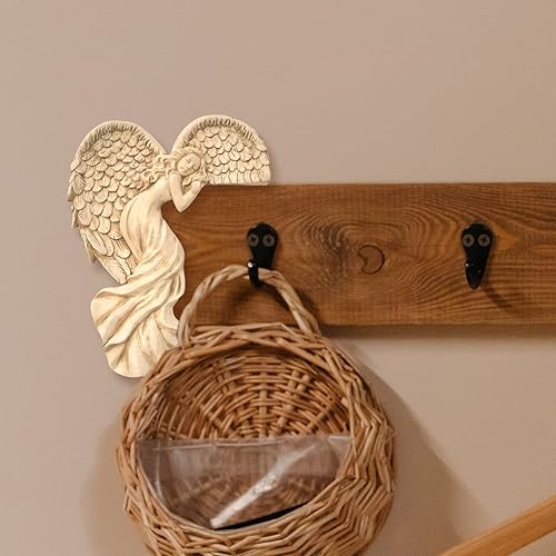 Miniatura 3 de 1 par de marcos de puerta, escultura de alas de ángel, decoración de marcos de puerta de ángeles, estatua 3D, decoración de pared para el hogar,
