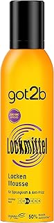 got2b Lockmittel Schaumfestiger (250 ml) Locken Mousse mit Halt 3 für definierte Locken und Sprungkraft, bändigt abstehend...