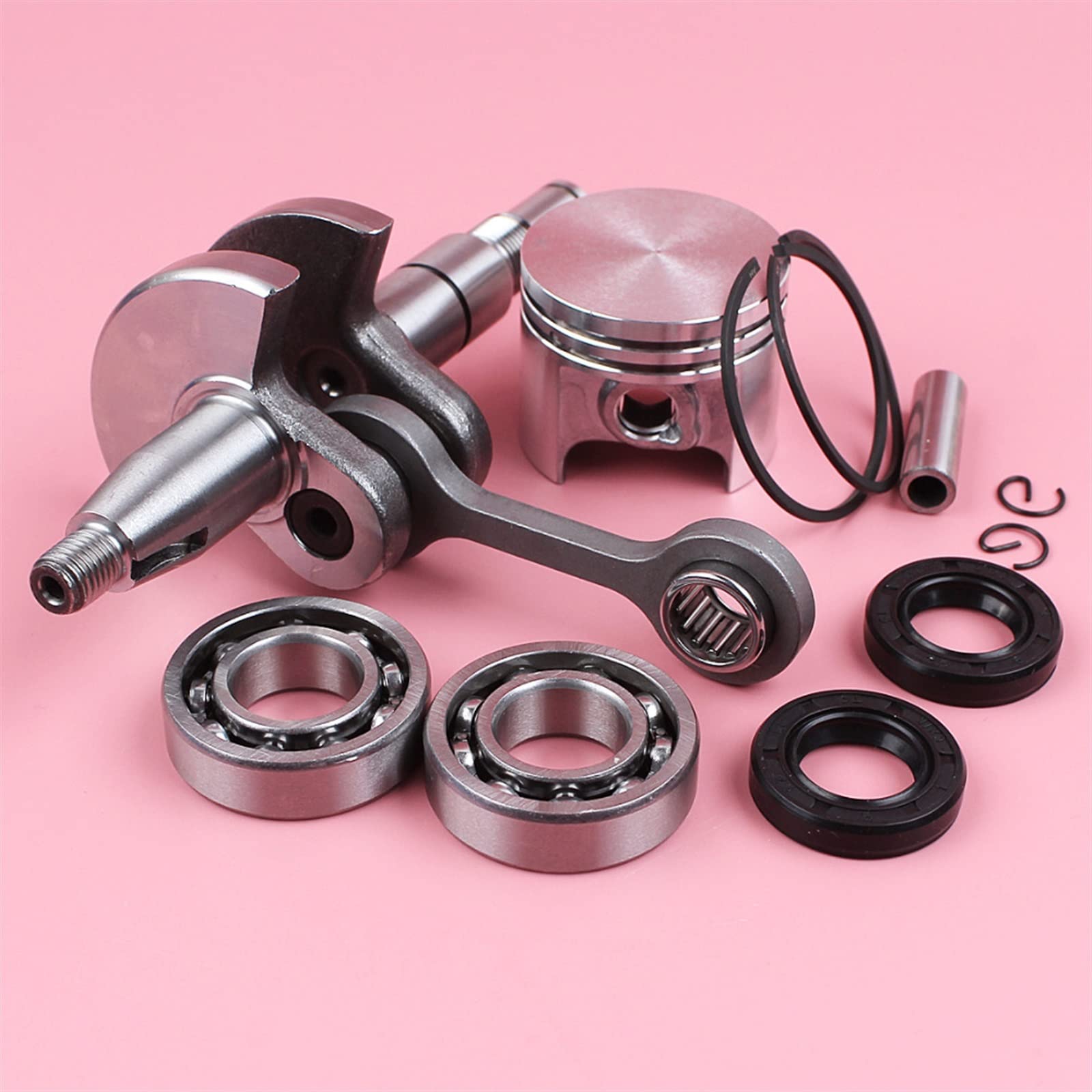 Piston 37mm et vilebrequin pour Stihl MS170 017 avec roulement et joint