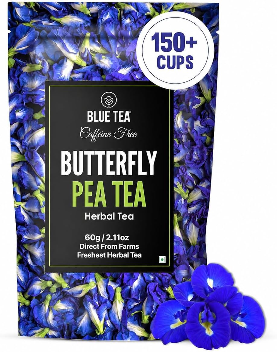 Pure Chamomile Flower Tea, 30 Pyramid Tea Bags, Premium Tin Box, Herbal Tea for Better Sleep and Calming Down, Plastic Free, Non-GMO, Gluten Free