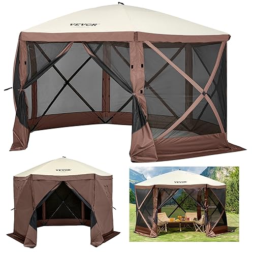 VEVOR Pop Up Gazebo Screen Tent, Pop-Up Instant Gazebo Tents