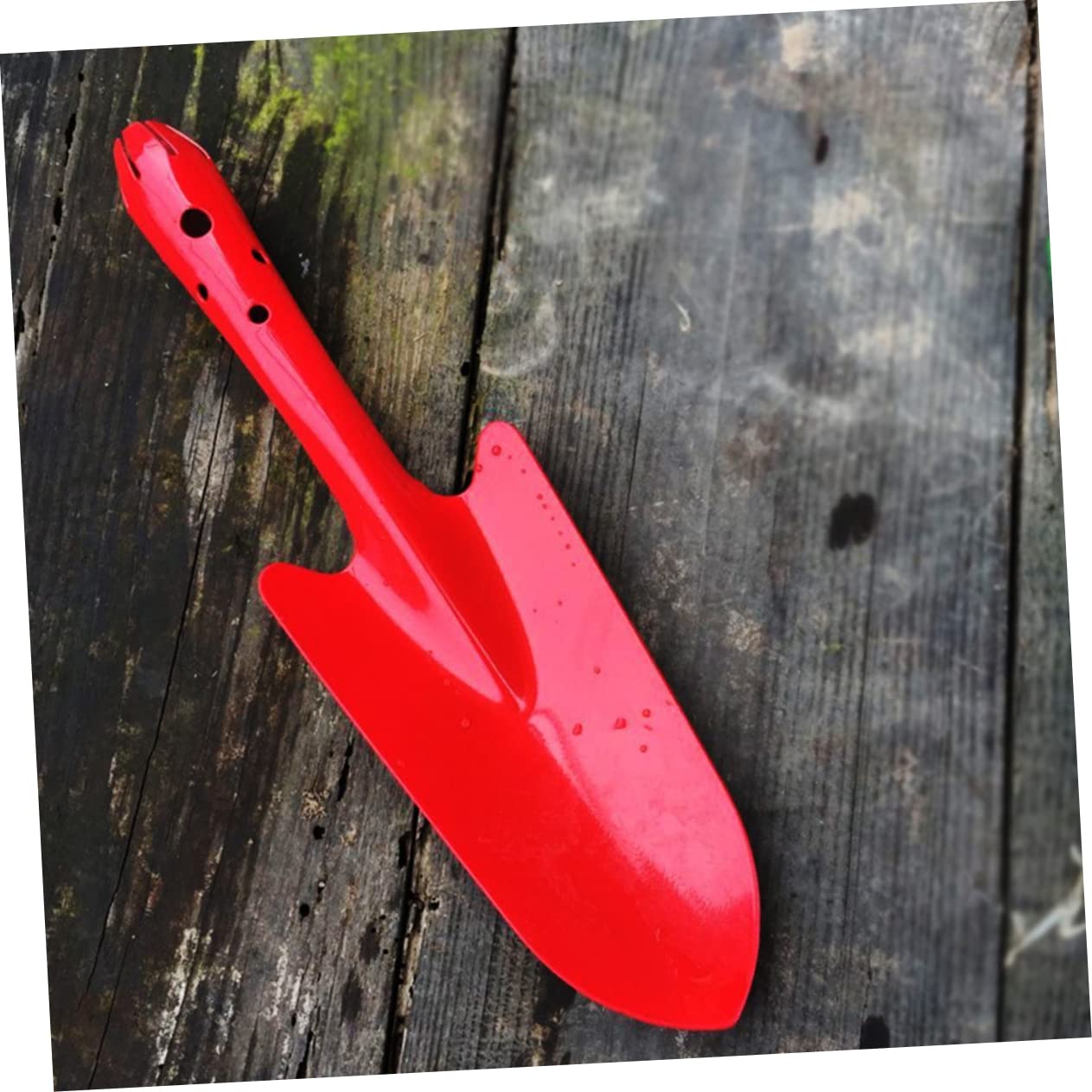 Kleine Gartenschaufeln aus Eisen für Gemüse und Setzlinge | Ergonomischer Griff, zum Graben, Pflanzen und Jäten, 5 Stück für Garten