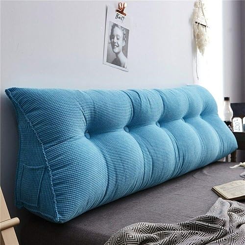 Miniatura 5 de MaiYu-MY Cojín triangular de cuña para apoyar la posición, almohada de lectura para sofá cama, oficina, almohadilla lumbar con funda extraíble