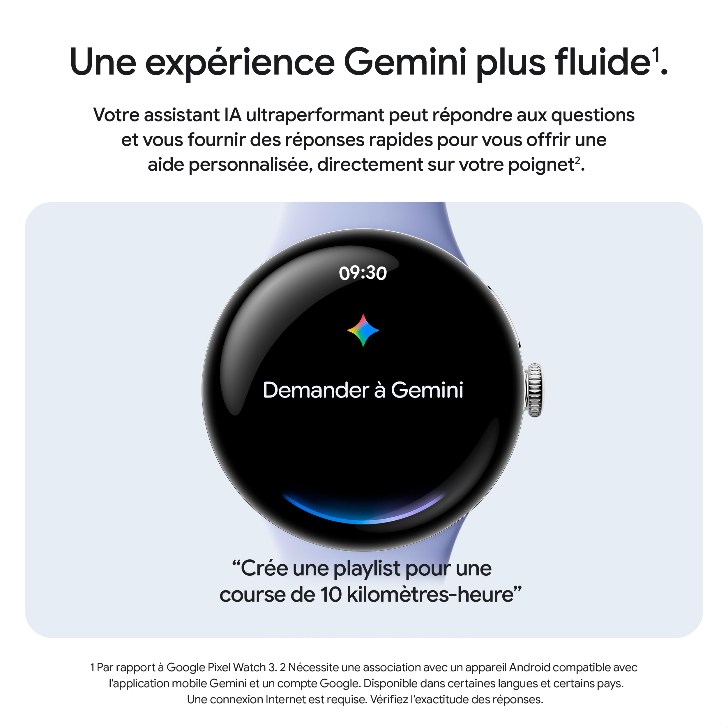 Google Pixel Watch 4 (41 mm) – Montre connectée Android, Suivi Complet des données de santé et de Remise en Forme – Boîtier en Aluminium Noir Mat – Bracelet Sport Noir Volcanique – Wi-FI