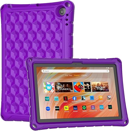 DJ&RPPQ - Funda para tablet Tienda Fire HD 10 y Fire HD 10 Plus para niños (1311 generación, versión 20232021), ligera, a prueba de golpes, apta