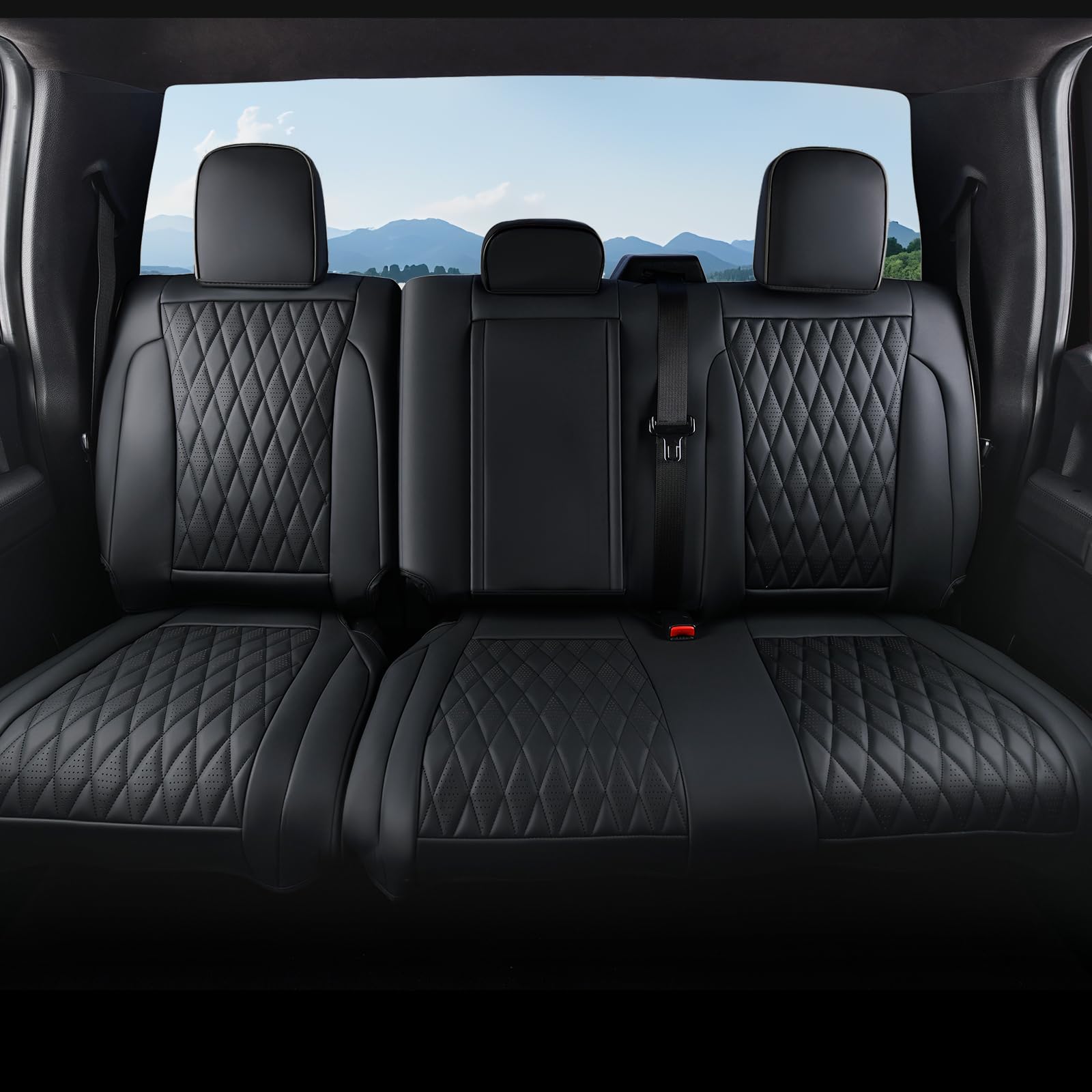 Coverado Leather Rear Seat Covers