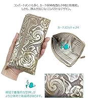 はるページ L字ファスナー エナメル クロコ 型押し長財布 送料無料 キラキラ