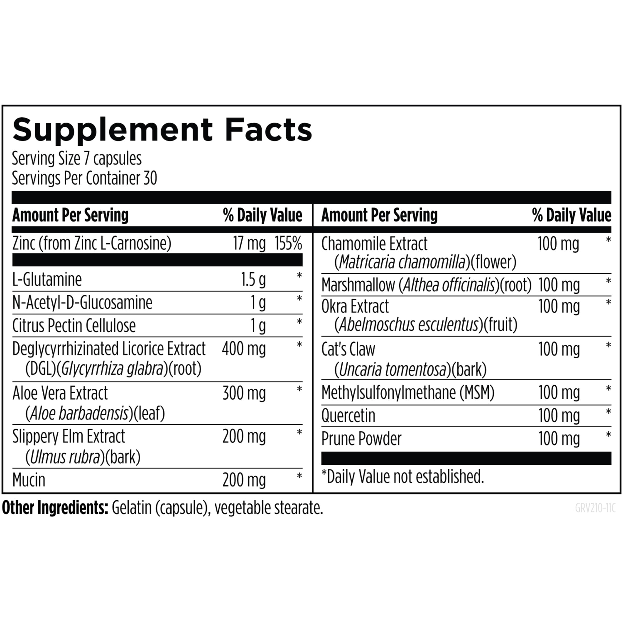 Designs for Health GI Revive Digestive Gut Health Support, 210 Capsules — Amazon image 3