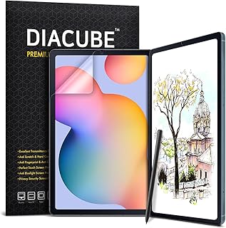 [1+1 pack] Galaxy tab S6 lite 10.4 inch Paperfeel Screen Protector 1pc + Anti Glare Protector 1pc, Matte Anti Glare Anti Fingerprint Film with Blue light Cut Filter, Compatible with S Pen