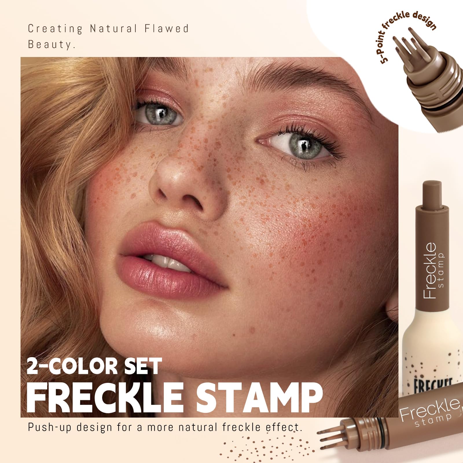 Noerrors 2 Colors Freckle Stamp Pen - Image 4