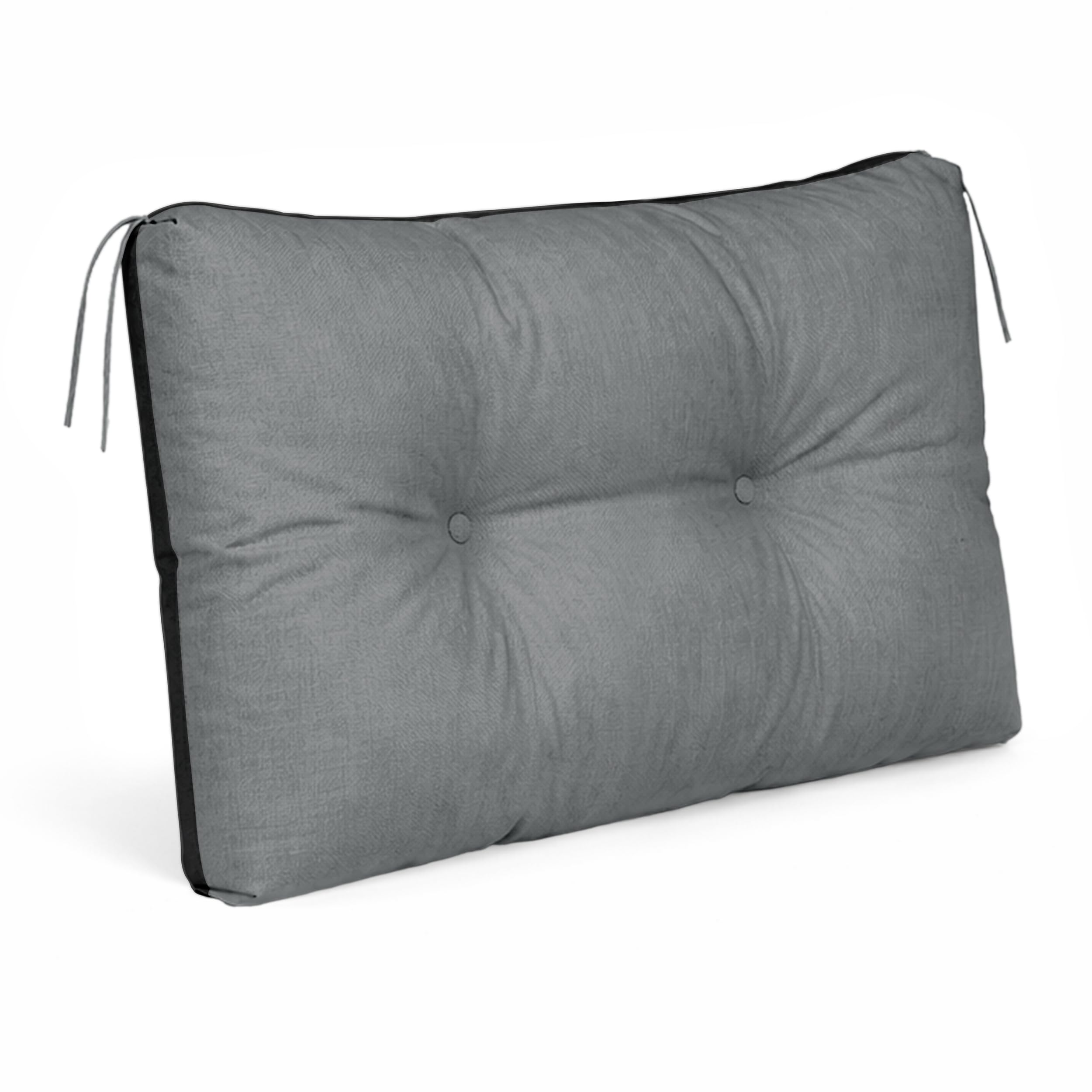 Spatium Pallet Cushion Garden Outdoor Waterproof Breathable Quilted Furniture Euro Pallet Comfortable Durable Rechargeable 60 x 40 cm Anthracite