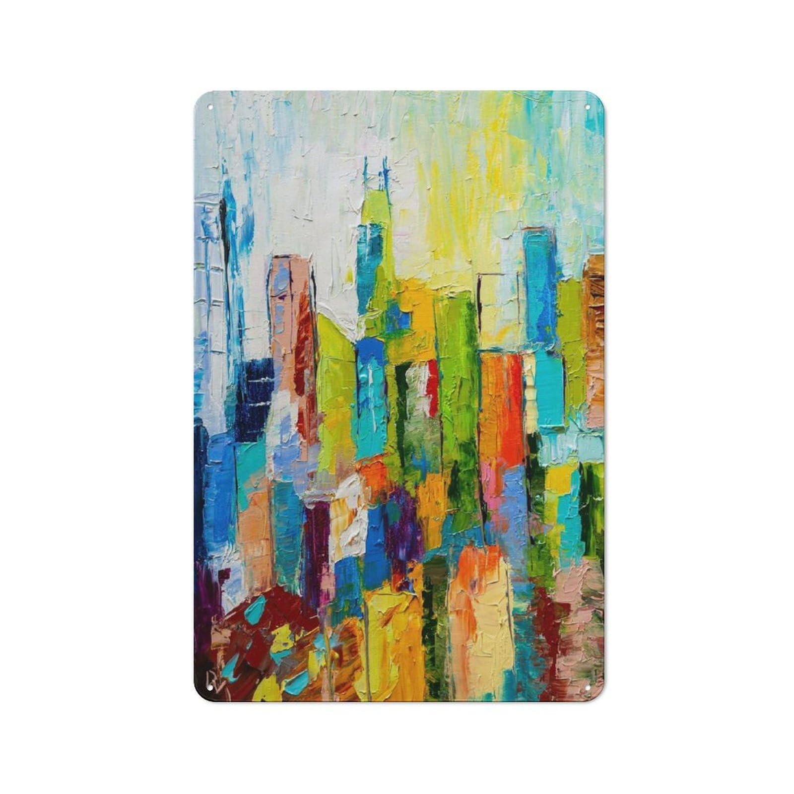 Junmoney Style For Hobby Room Or Studio, Sunny Retro- Tin Sign 30X20cm, For Room Styling Across Hobby Rooms And Studios