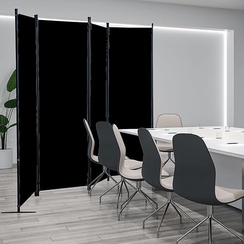 Miniatura 6 de Divisor de habitación de 3 paneles, divisor de pared plegable de privacidad para separación de habitaciones, divisiones de habitación independientes