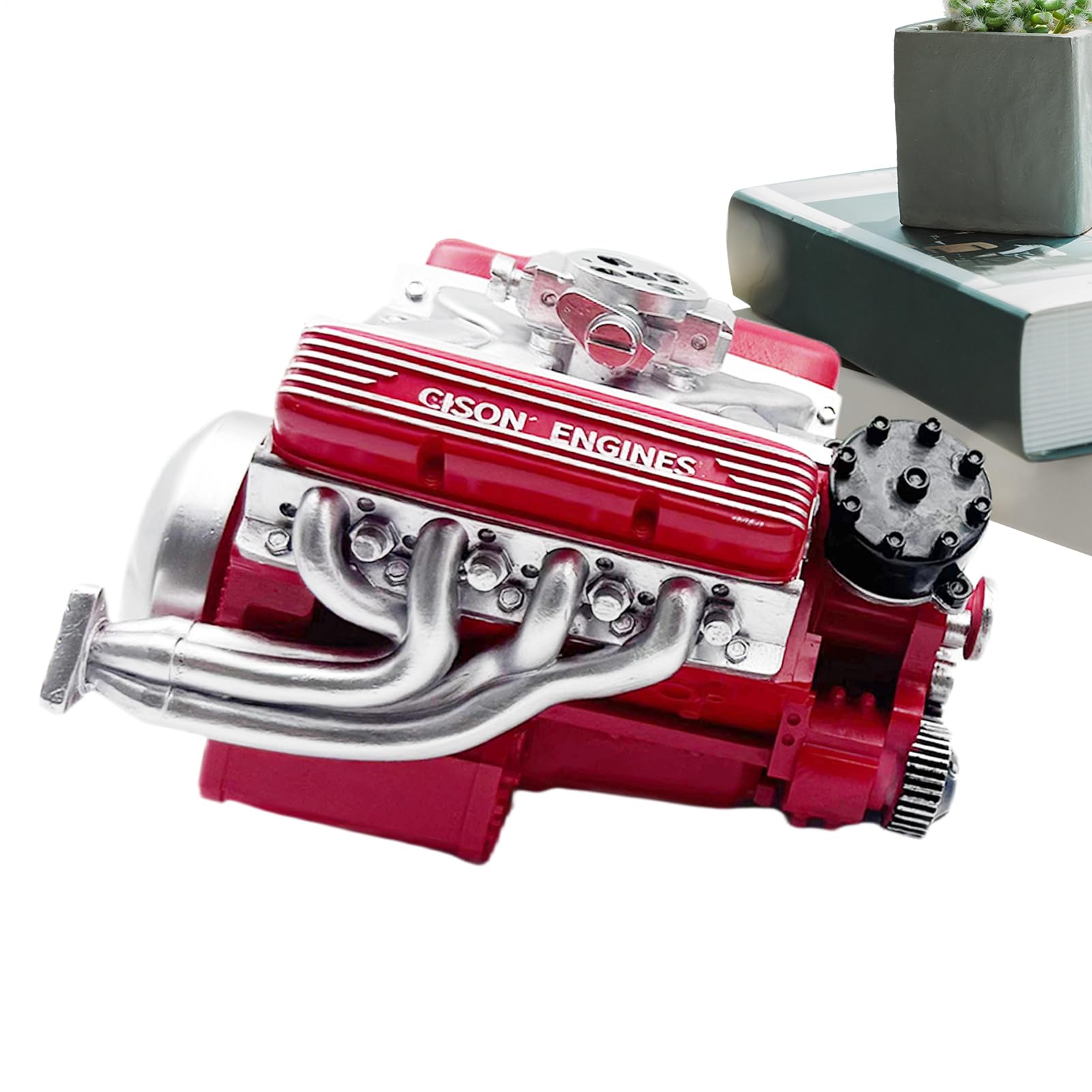 Moteur V8 éducatif en métal pour apprendre la mécanique sans écran