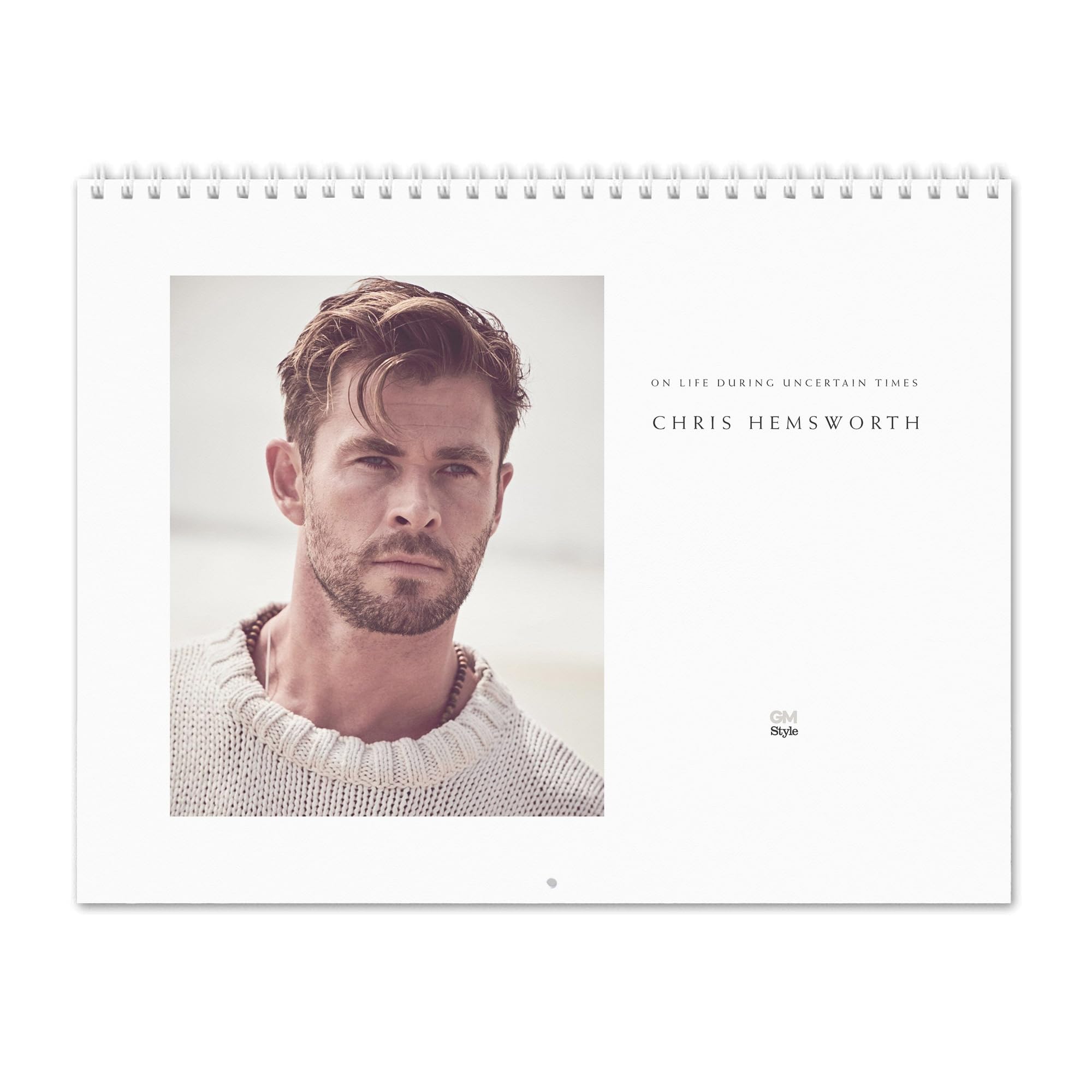 Chris Hemsworth - On Life During Uncertain Times Wall Calendar