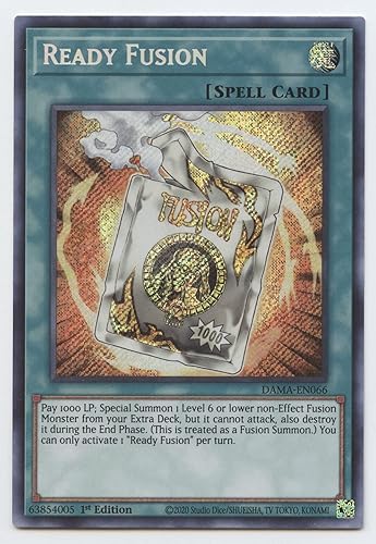 Ready Fusion - DAMA-EN066 - Secret Rare - 1ª edición disponible en Yaxa Costa Rica
