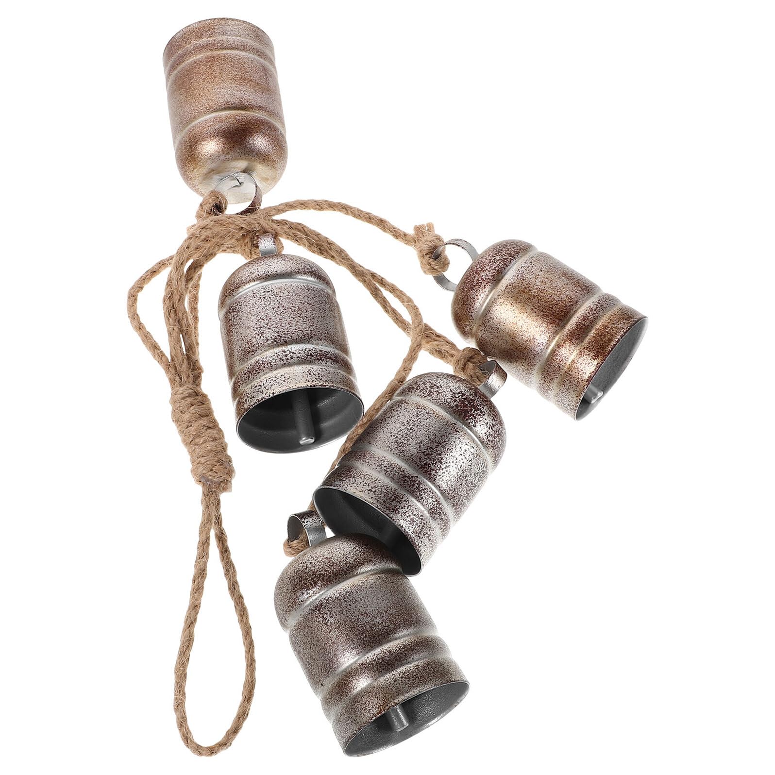 Carillon éolien rustique vintage en laiton doré, cadeau idéal pour déco de jardin