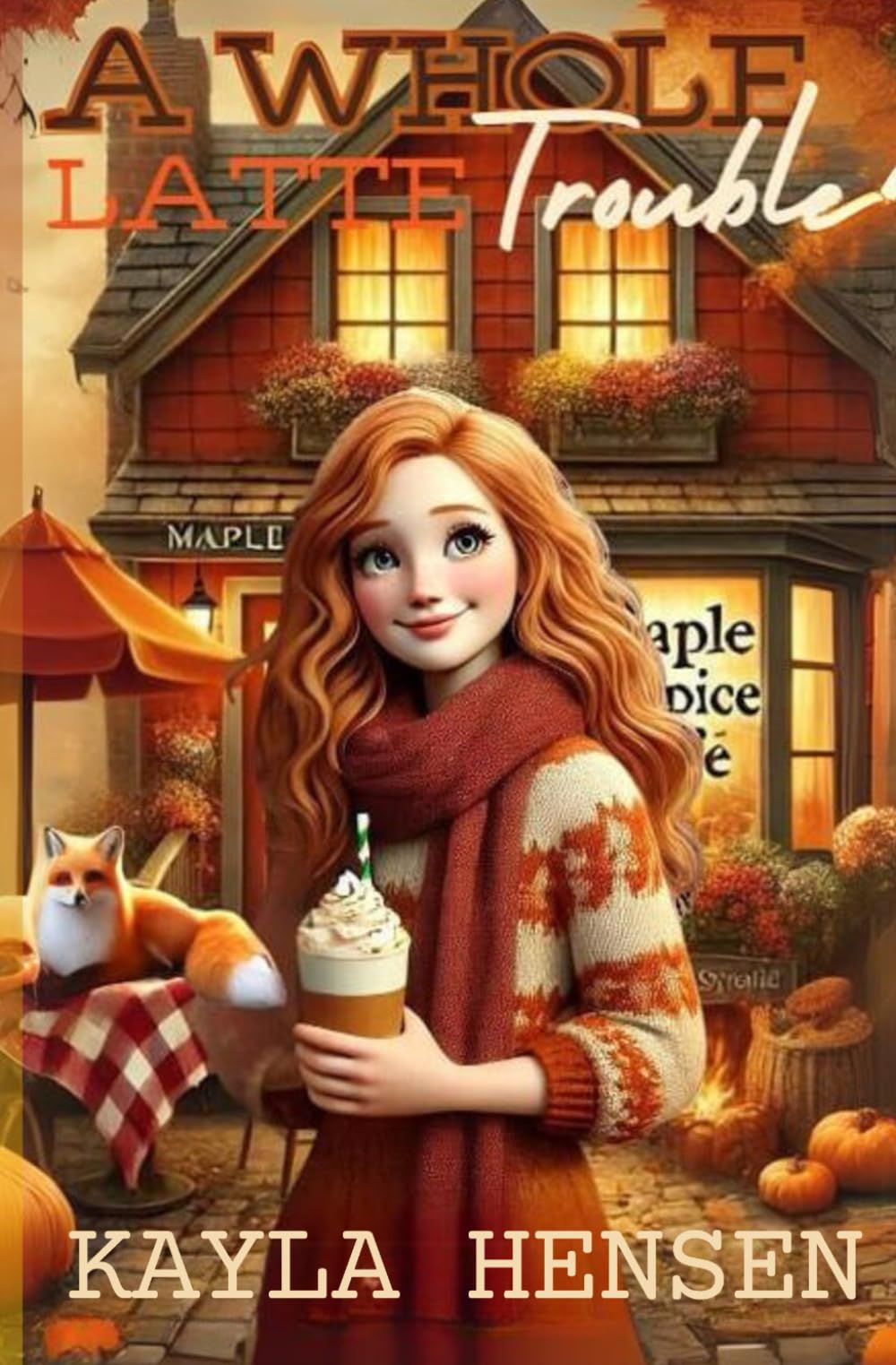A Whole Latte Trouble (Maplewood Cozy Mysteries: A persistent autumn world)