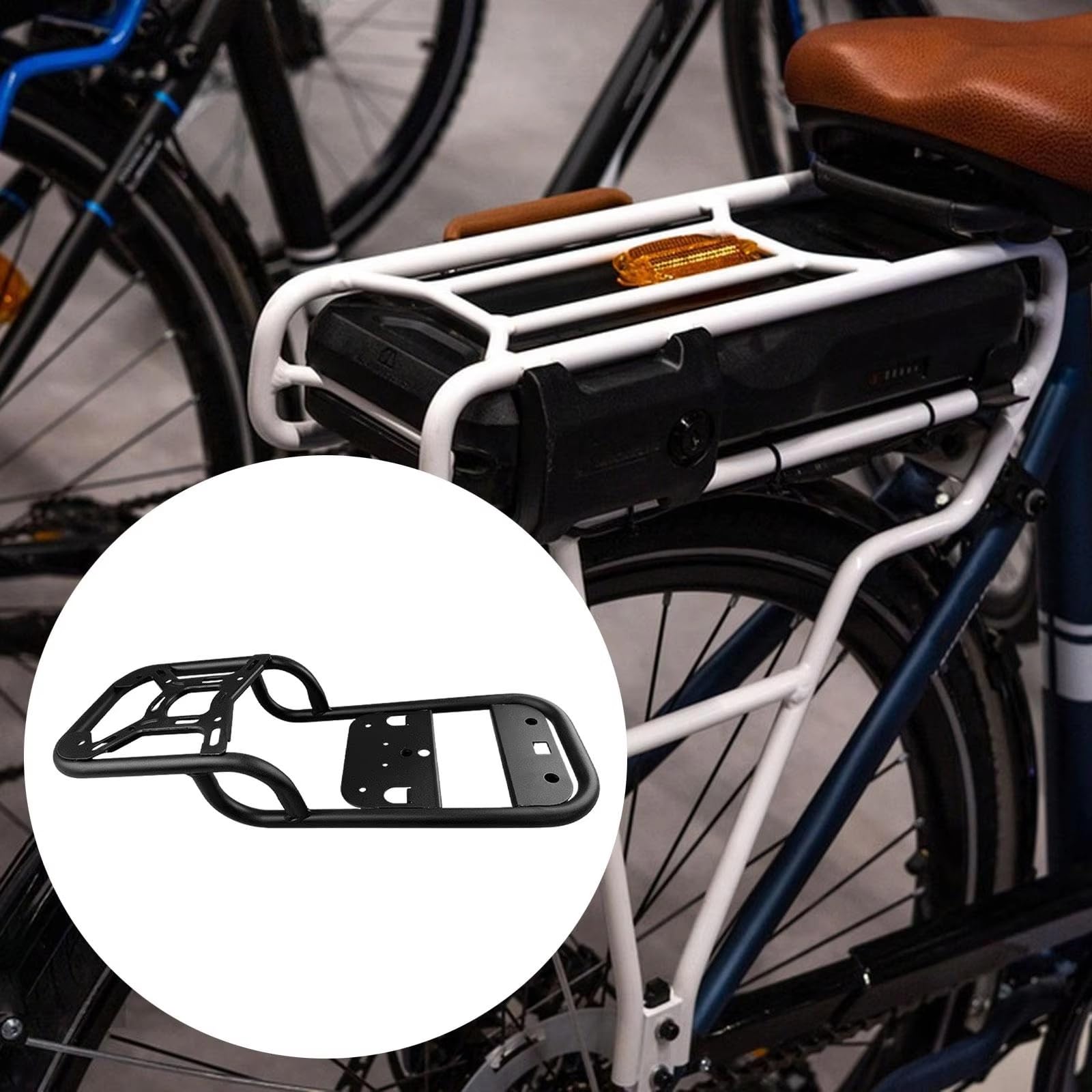 Moto Ripiano Portapacchi Posteriore Portapacchi Posteriore Universale Per Pendolarismo Quotidiano Per Ciclomotore Elettrico, Accessori Pratici In Metallo