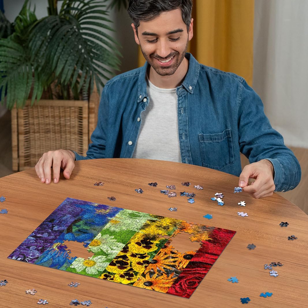 Ravensburger Floral Reflections 500 Piece Jigsaw Puzzle for Adults - 12000213 - Handcrafted Tooling, Made in Germany, Every Piece Fits Together Perfectly