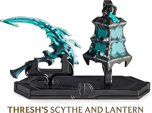 Miniatura 6 de League of Legends, True Metal Weaponry - Paquete de 4 unidades, Thresh, Darius, Jinx, coleccionables exclusivos de Garen fundidos a presión con