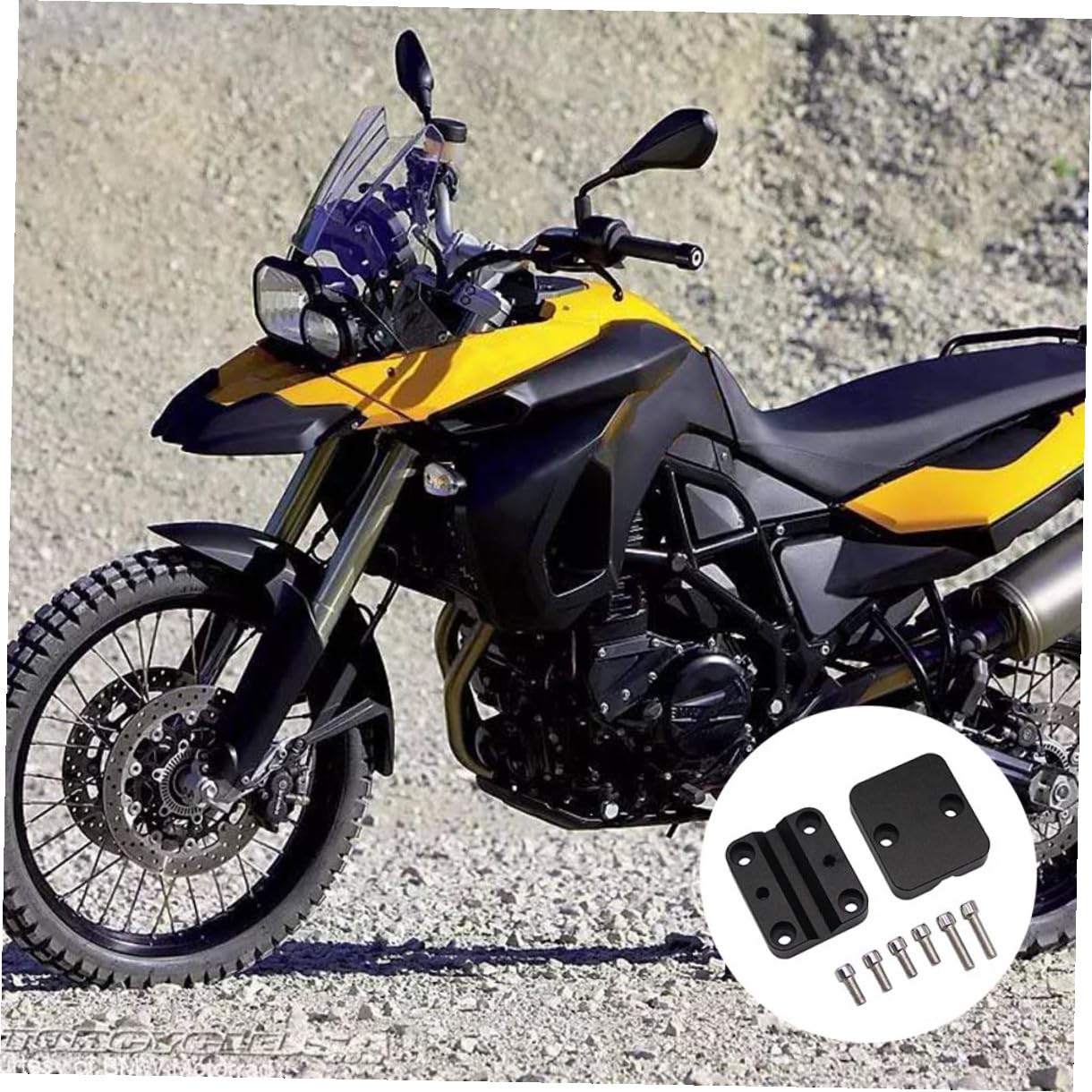 Didiseaon Soporte Móvil Moto para Navegación GPS Soporte para Teléfono Motocicleta Montaje Rápido y Estable Diseño Resistente y Elegante para Motoristas