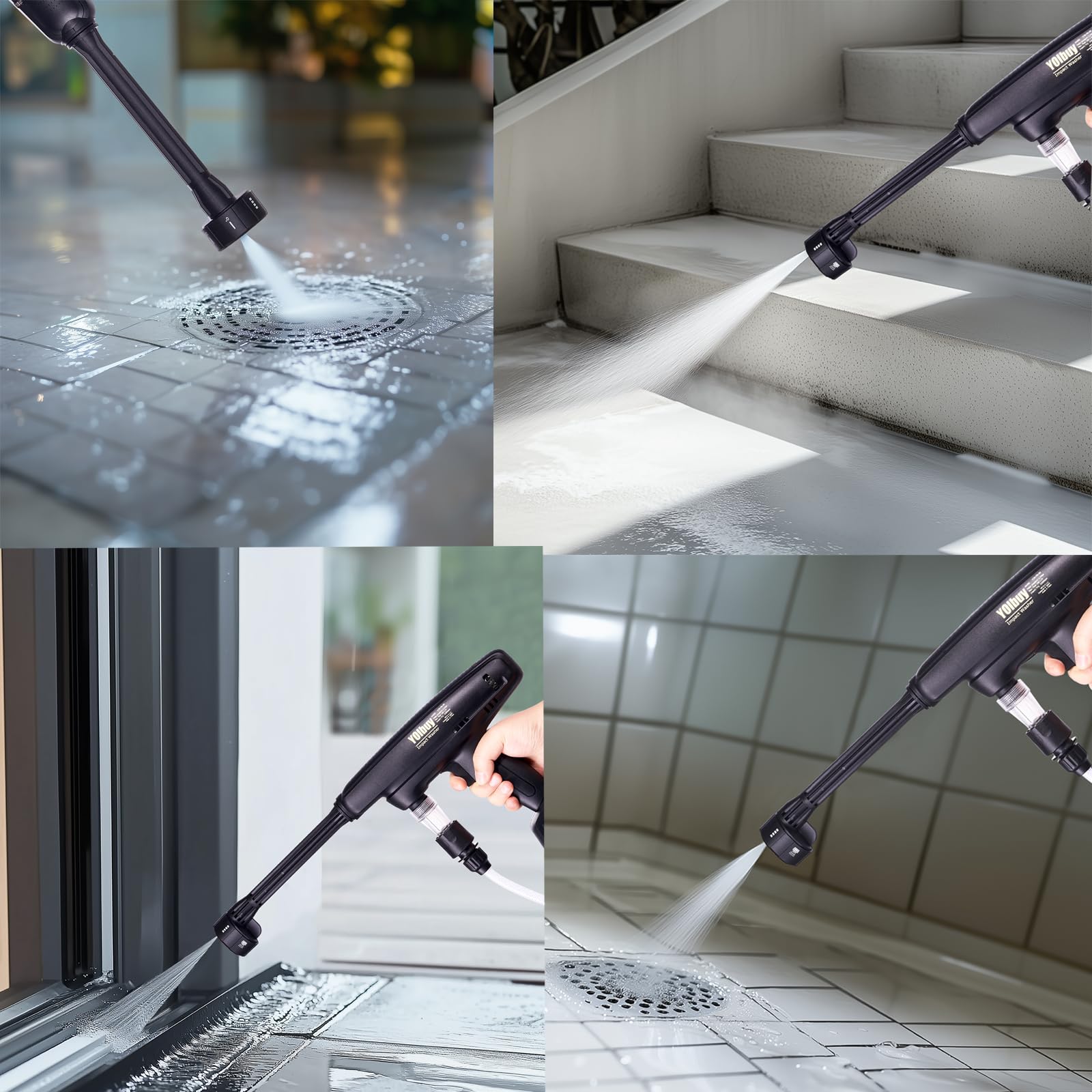 Amazon | YOIbuy PRO インパクト洗浄機 充電式 ハンディ式高圧洗浄機