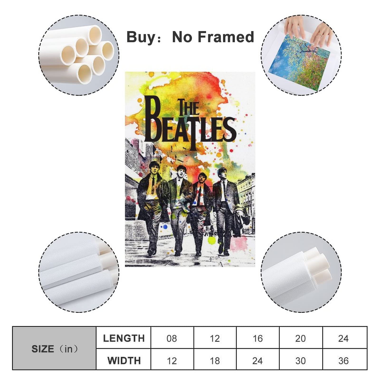 Amazon.co.jp: The Beatlesザ・ビートルズ アートポスター クール