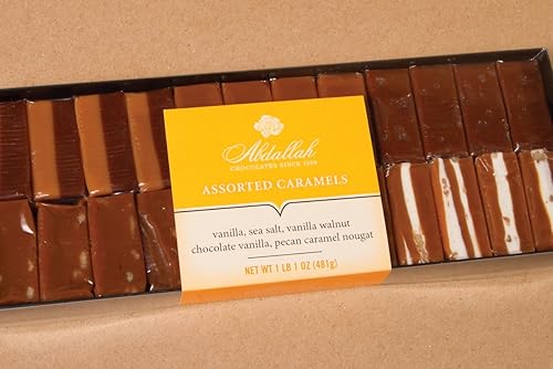 Abdallah Chocolates Caramelos surtidos (5 variedades) 1 lb, 1 oz