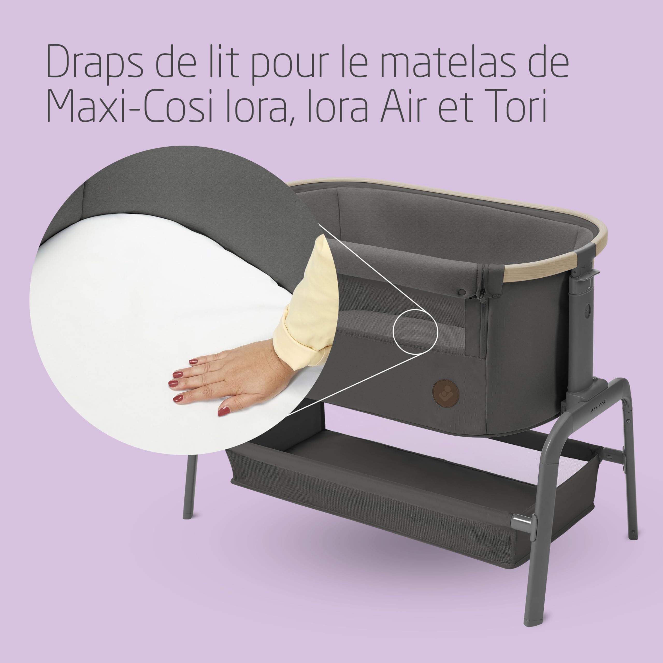 Draps pour berceau Maxi Cosi Iora, Iora, Air Tori, draps en coton pour lit de chevet. - Canada