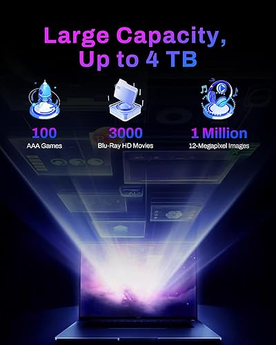 Miniatura 7 de BIWIN Black Opal NV7400 SSD de 4 TB Gen4x4, velocidad de lectura de hasta 7450 MBs, NVMe M.2 2280 PCIe 4.0 Unidad interna de estado sólido para