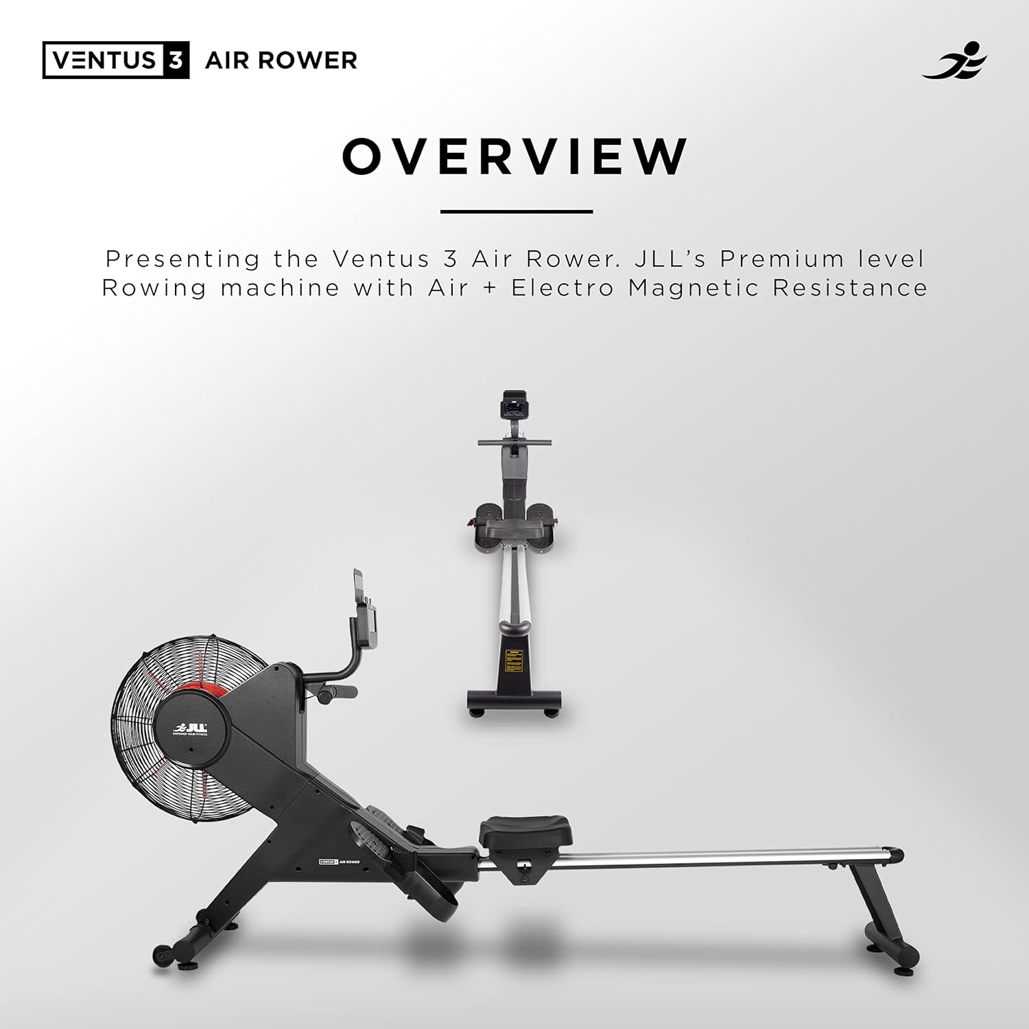 Magnetic Resistance Jll Ventus Air Rower Air Resistance Jll Ventus