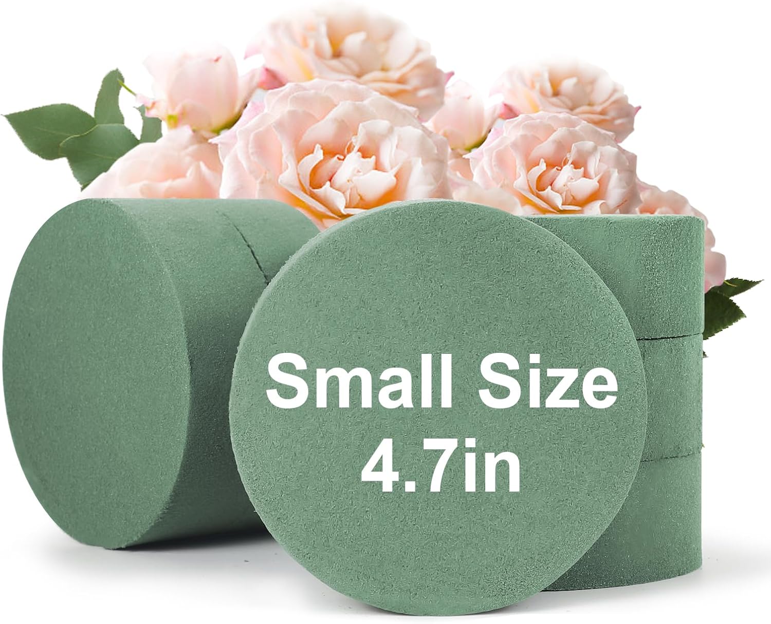 Round Floral Foam Blocks 6Pcs for Fresh and Artificial