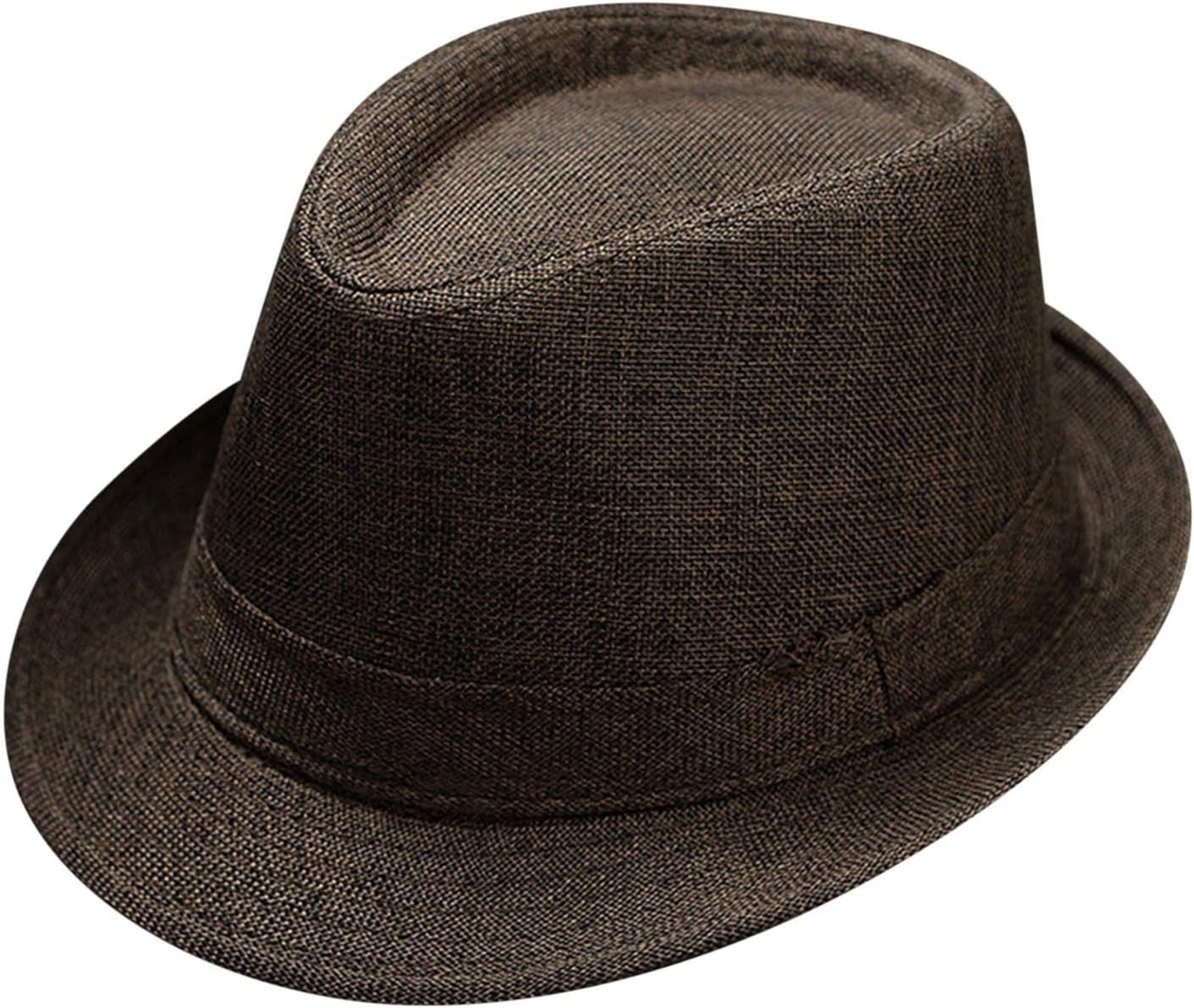 Women Men Jazz Hats Wide Brim Panama Hat Vintage Church Hats for Travel Party Cosplay Festival